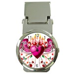 heart005 Money Clip Watch
