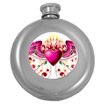 heart005 Hip Flask (5 oz)