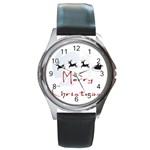 xmasicon21 Round Metal Watch