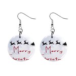 xmasicon21 1  Button Earrings