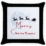 xmasicon21 Throw Pillow Case (Black)