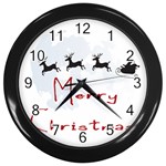 xmasicon21 Wall Clock (Black)