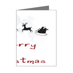 xmasicon21 Mini Greeting Card from ArtsNow.com Left