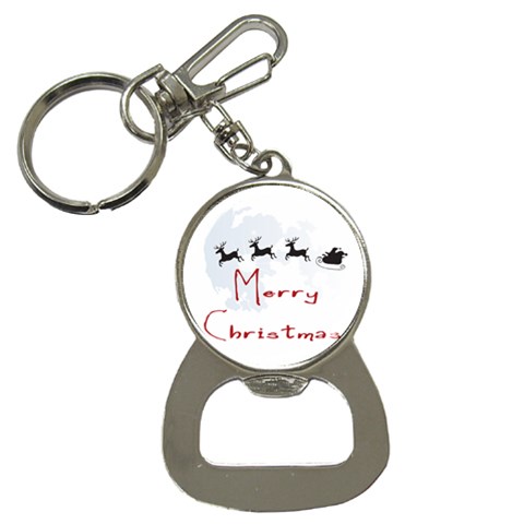 xmasicon21 Bottle Opener Key Chain from ArtsNow.com Front