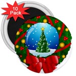 xmasicon40 3  Magnet (10 pack)