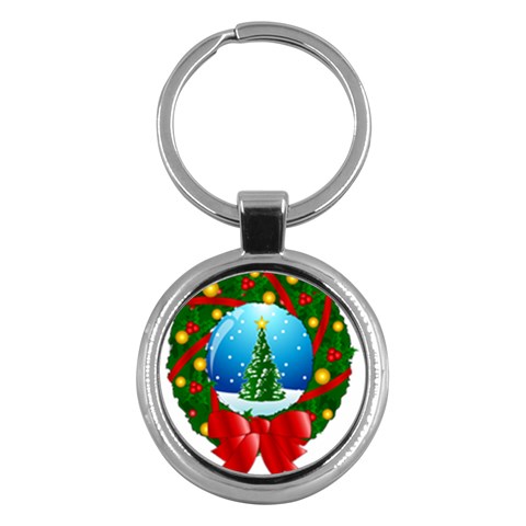 xmasicon40 Key Chain (Round) from ArtsNow.com Front