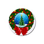 xmasicon40 Rubber Coaster (Round)