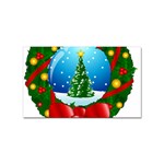 xmasicon40 Sticker Rectangular (10 pack)