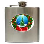 xmasicon40 Hip Flask (6 oz)