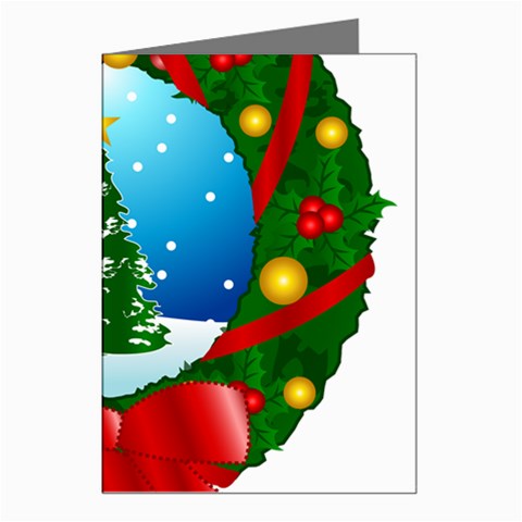 xmasicon40 Greeting Cards (Pkg of 8) from ArtsNow.com Left