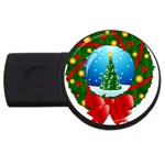 xmasicon40 USB Flash Drive Round (4 GB)