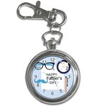hipster happy Fathers Day  Key Chain Watch