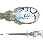 hipster happy Fathers Day  Letter Opener