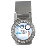 hipster happy Fathers Day  Money Clip (CZ)