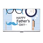 hipster happy Fathers Day  Business Card Holder