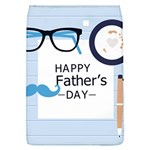 hipster happy Fathers Day  Removable Flap Cover (L)