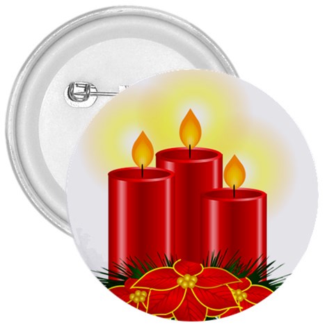 xmasicon41 3  Button from ArtsNow.com Front
