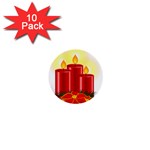 xmasicon41 1  Mini Button (10 pack) 