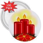 xmasicon41 3  Button (100 pack)