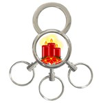 xmasicon41 3-Ring Key Chain