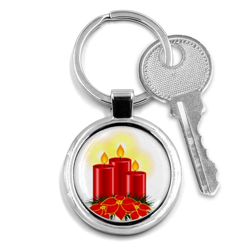 xmasicon41 Key Chain (Round) from ArtsNow.com Front