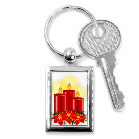 xmasicon41 Key Chain (Rectangle) from ArtsNow.com Front