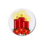 xmasicon41 Rubber Coaster (Round)