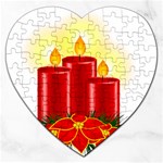 xmasicon41 Jigsaw Puzzle (Heart)