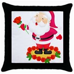 xmasicon38 Throw Pillow Case (Black)
