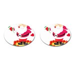 xmasicon38 Cufflinks (Oval)