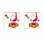 xmasicon38 Cufflinks (Square)