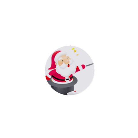 xmasicon35 1  Mini Button from ArtsNow.com Front