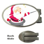 xmasicon35 Money Clip (Oval)
