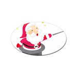 xmasicon35 Sticker Oval (10 pack)