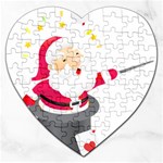 xmasicon35 Jigsaw Puzzle (Heart)