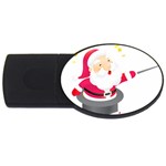 xmasicon35 USB Flash Drive Oval (4 GB)