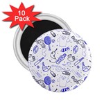 Fathers Day doodle 2.25  Magnet (10 pack)
