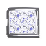 Fathers Day doodle Mega Link Italian Charm (18mm)