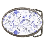 Fathers Day doodle Belt Buckle