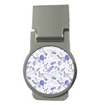 Fathers Day doodle Money Clip (Round)