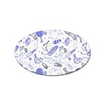 Fathers Day doodle Sticker (Oval)
