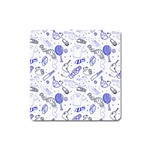 Fathers Day doodle Magnet (Square)