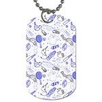 Fathers Day doodle Dog Tag (Two Sides)