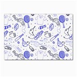 Fathers Day doodle Postcards 5  x 7  (Pkg of 10)