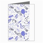 Fathers Day doodle Greeting Card