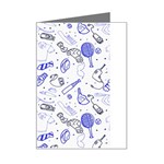 Fathers Day doodle Mini Greeting Card