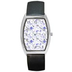 Fathers Day doodle Barrel Style Metal Watch