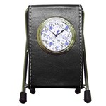 Fathers Day doodle Pen Holder Desk Clock
