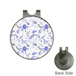 Fathers Day doodle Golf Ball Marker Hat Clip