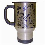 Fathers Day doodle Travel Mug (Silver Gray)